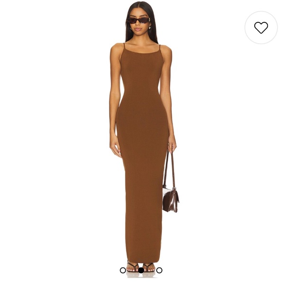 Brown Maxi Dress - Picture 2 of 4